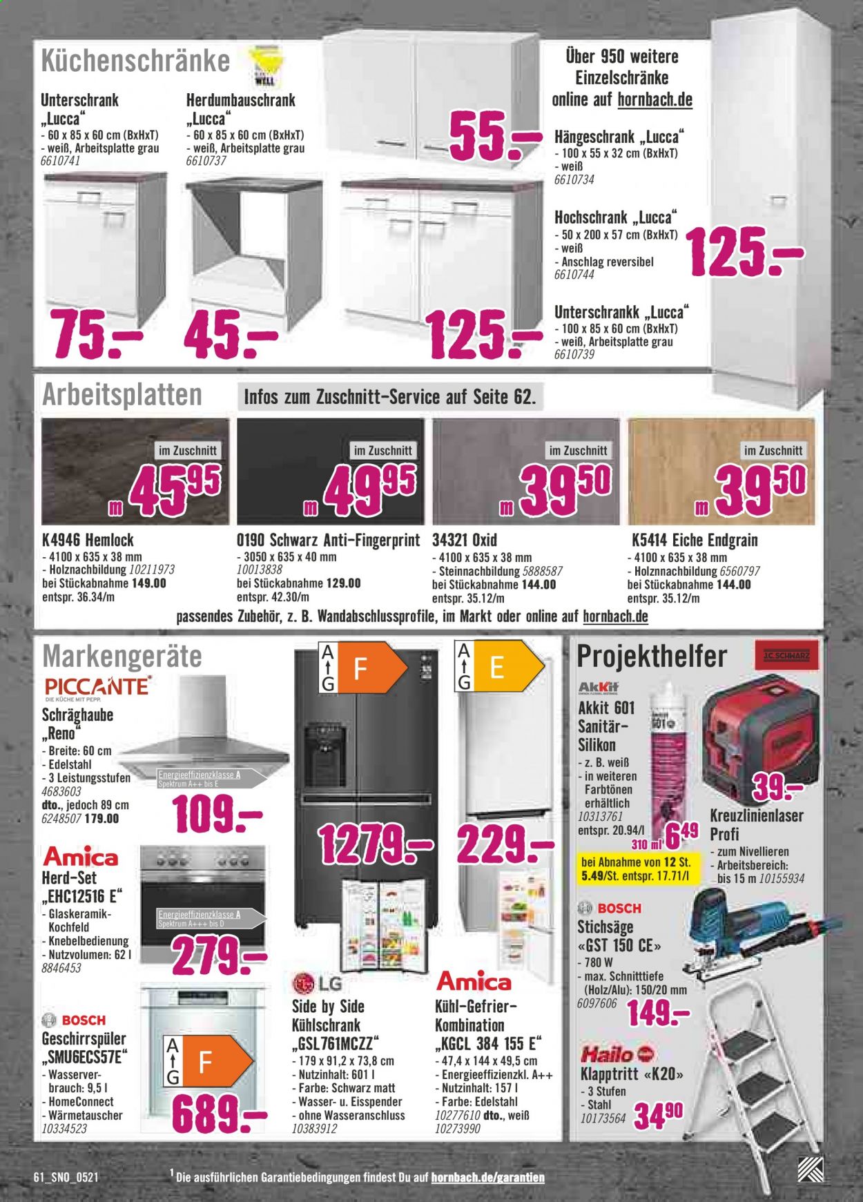 Hornbach Prospekte  - 1.05.2021 - 31.05.2021. Seite 61