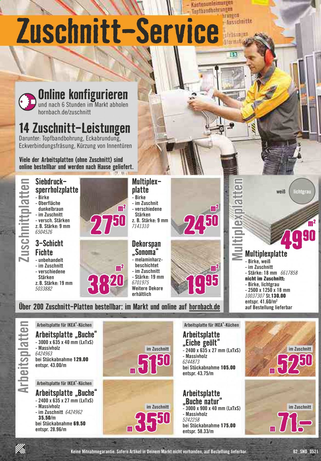 Hornbach Prospekte  - 1.05.2021 - 31.05.2021. Seite 62