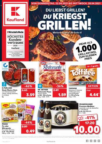 Prospekte Kaufland - 22.4.2021 - 28.4.2021.