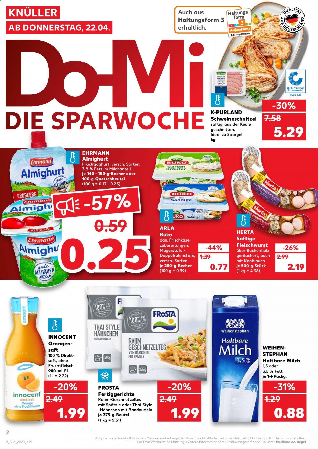 Kaufland Prospekte  - 22.04.2021 - 28.04.2021. Seite 2