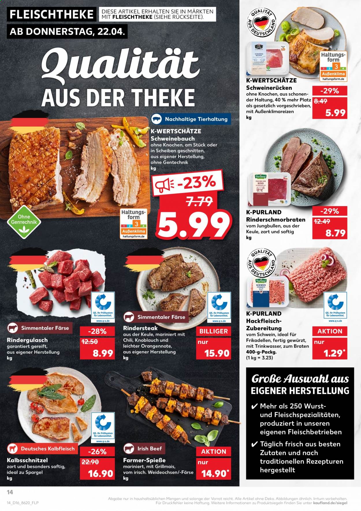 Kaufland Prospekte  - 22.04.2021 - 28.04.2021. Seite 14