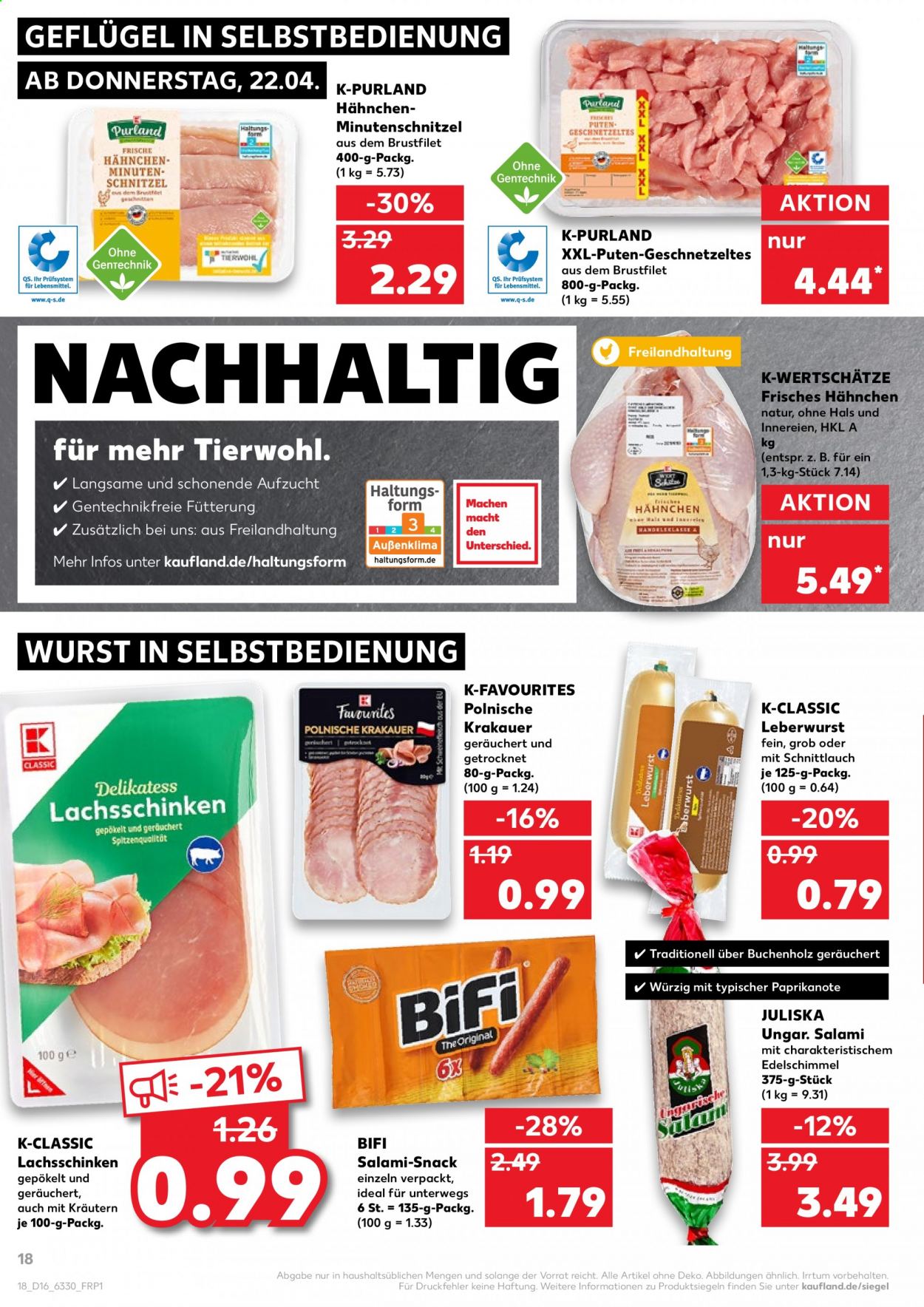Kaufland Prospekte  - 22.04.2021 - 28.04.2021. Seite 18