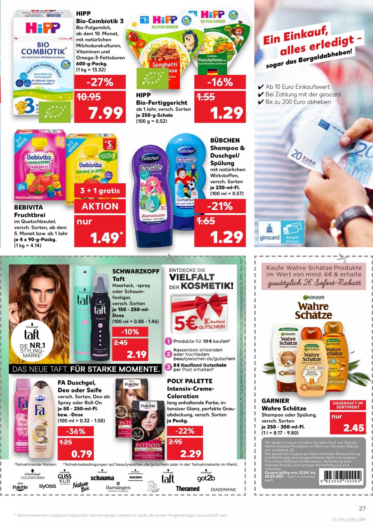 Kaufland Prospekte  - 22.04.2021 - 28.04.2021. Seite 27