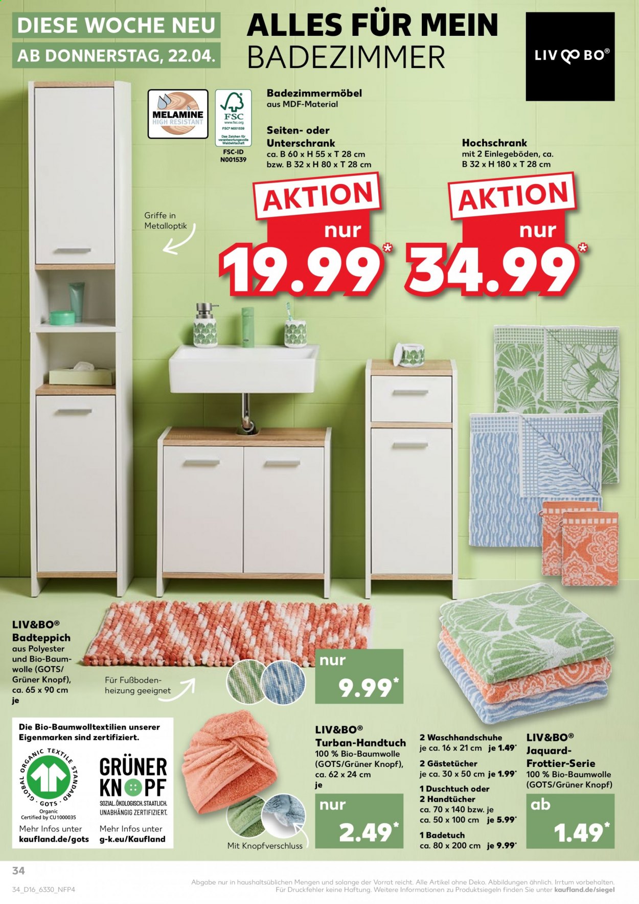 Kaufland Prospekte  - 22.04.2021 - 28.04.2021. Seite 34