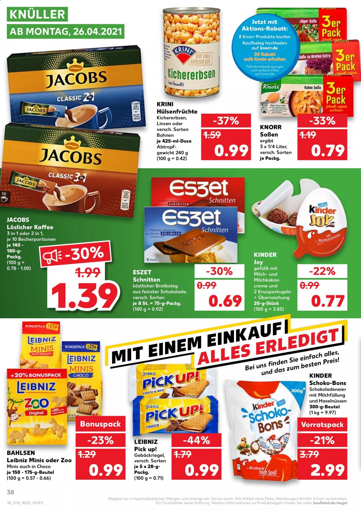 Kaufland Prospekte  - 22.04.2021 - 28.04.2021. Seite 38