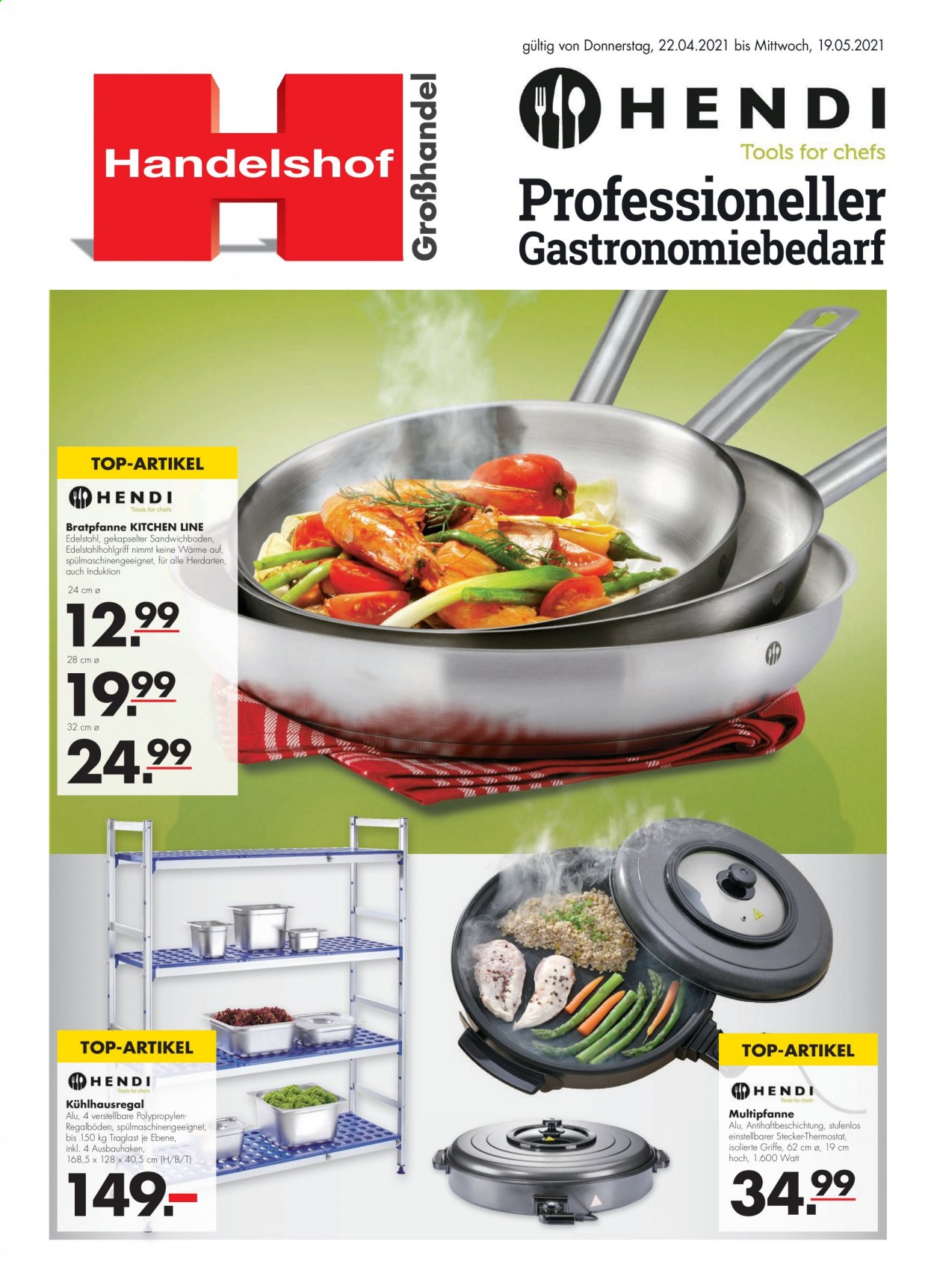 Handelshof Prospekte  - 22.04.2021 - 19.05.2021. Seite 1