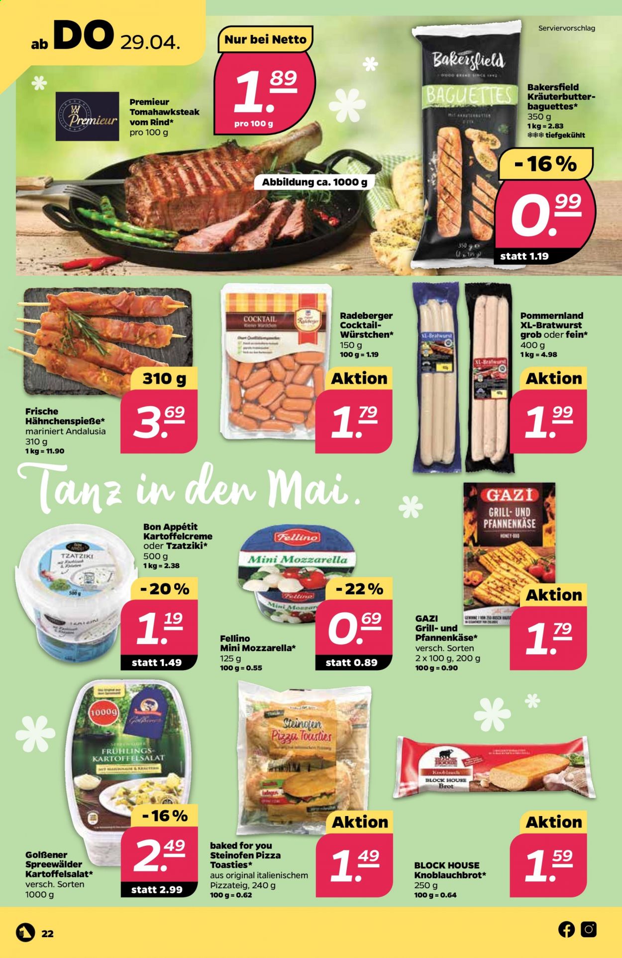 Netto Prospekte  - 26.04.2021 - 30.04.2021. Seite 22