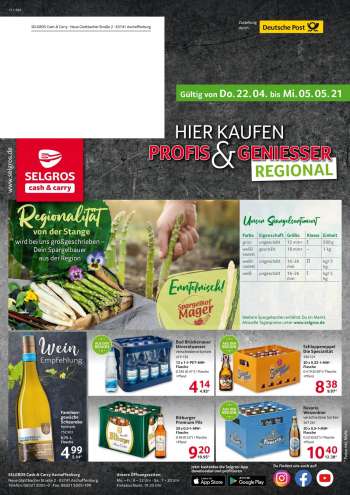 Prospekte Selgros - 22.4.2021 - 5.5.2021.