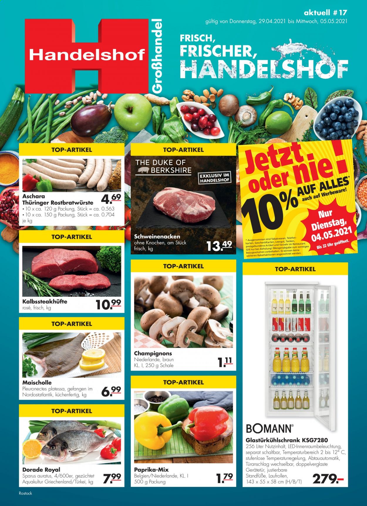 Handelshof Prospekte  - 29.04.2021 - 5.05.2021. Seite 1