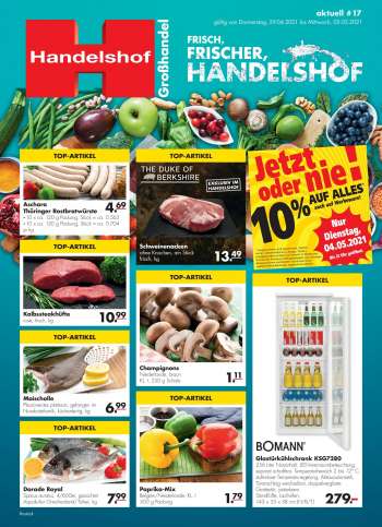 Prospekte Handelshof - 29.4.2021 - 5.5.2021.