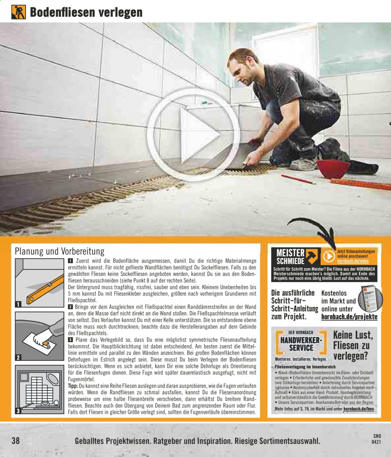 Hornbach Prospekte  - 22.04.2021 - 19.05.2021. Seite 38