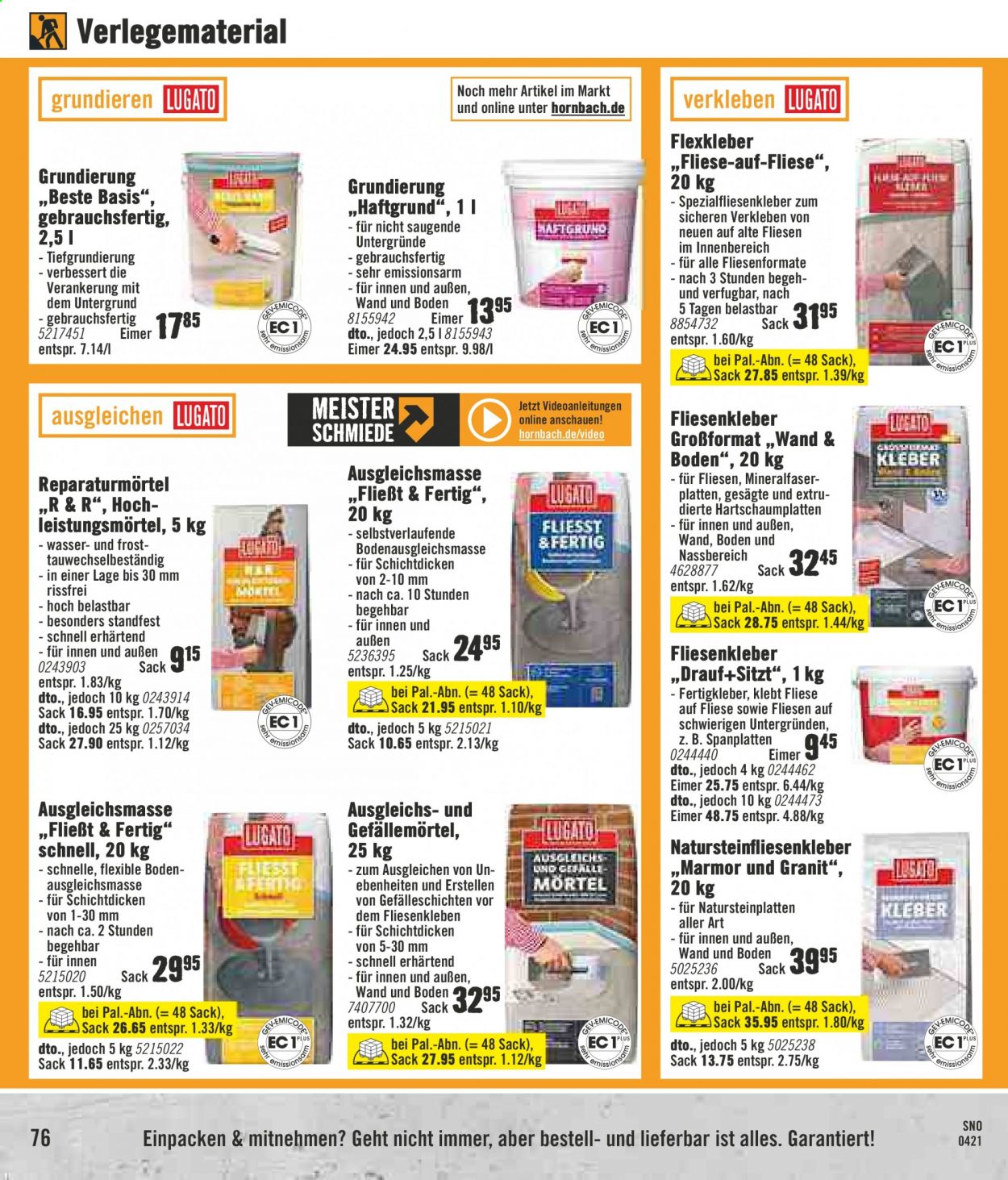 Hornbach Prospekte  - 22.04.2021 - 19.05.2021. Seite 76