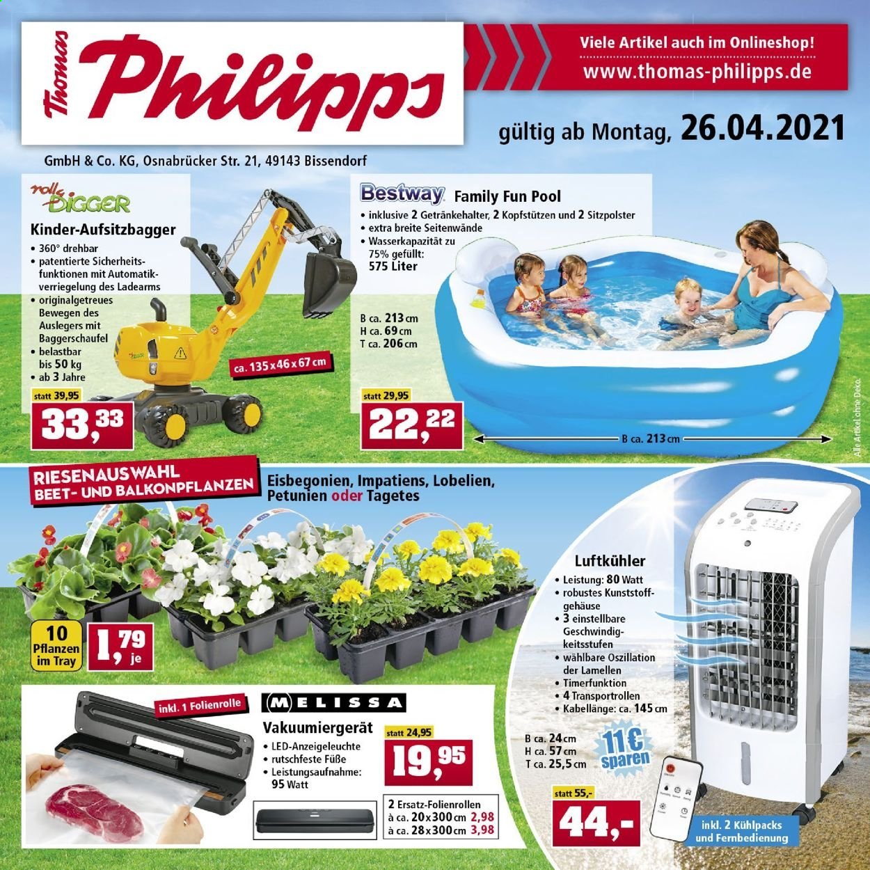 Thomas Philipps Prospekte  - 26.04.2021 - 30.04.2021. Seite 1