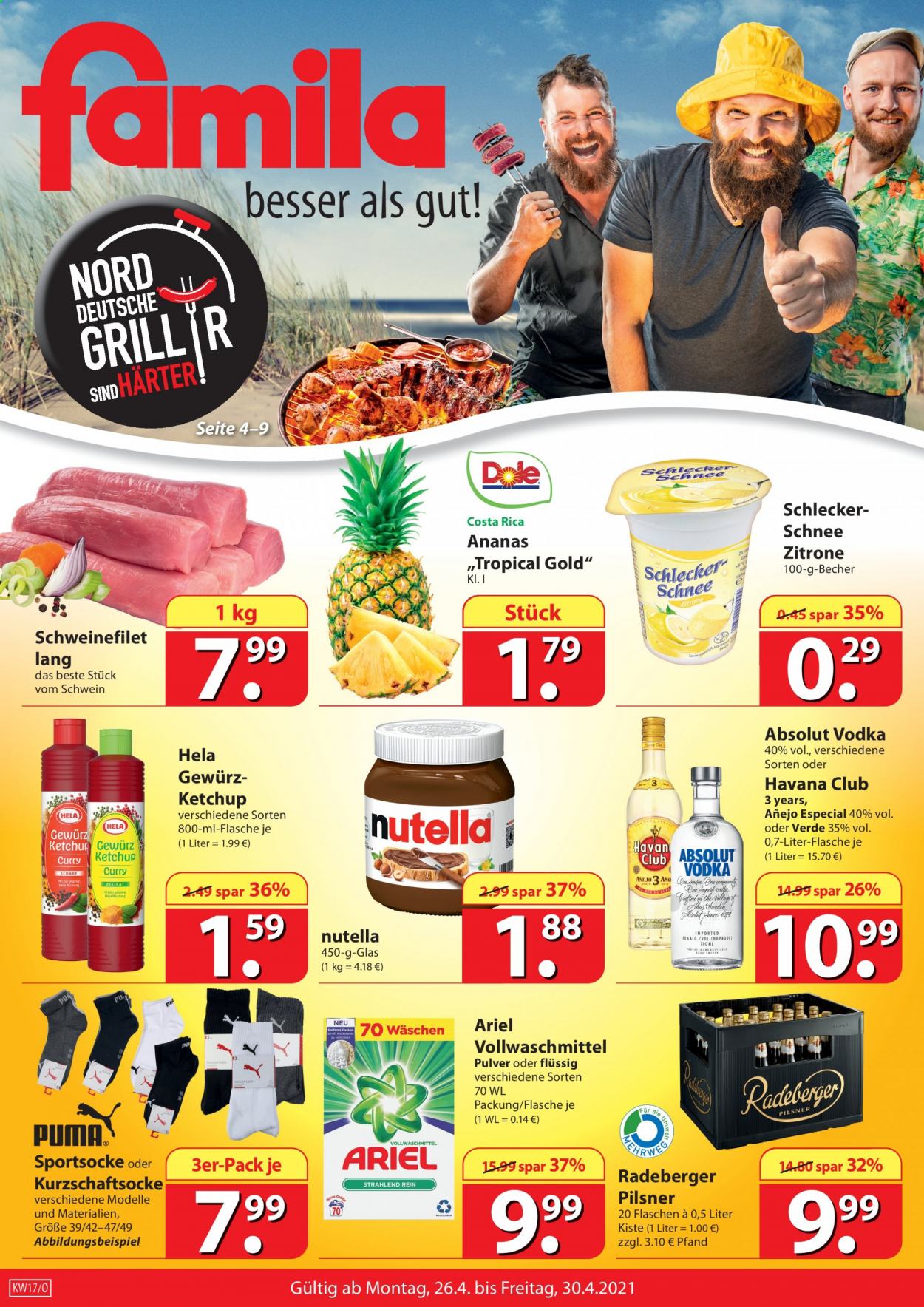 famila Prospekte  - 26.04.2021 - 30.04.2021. Seite 1