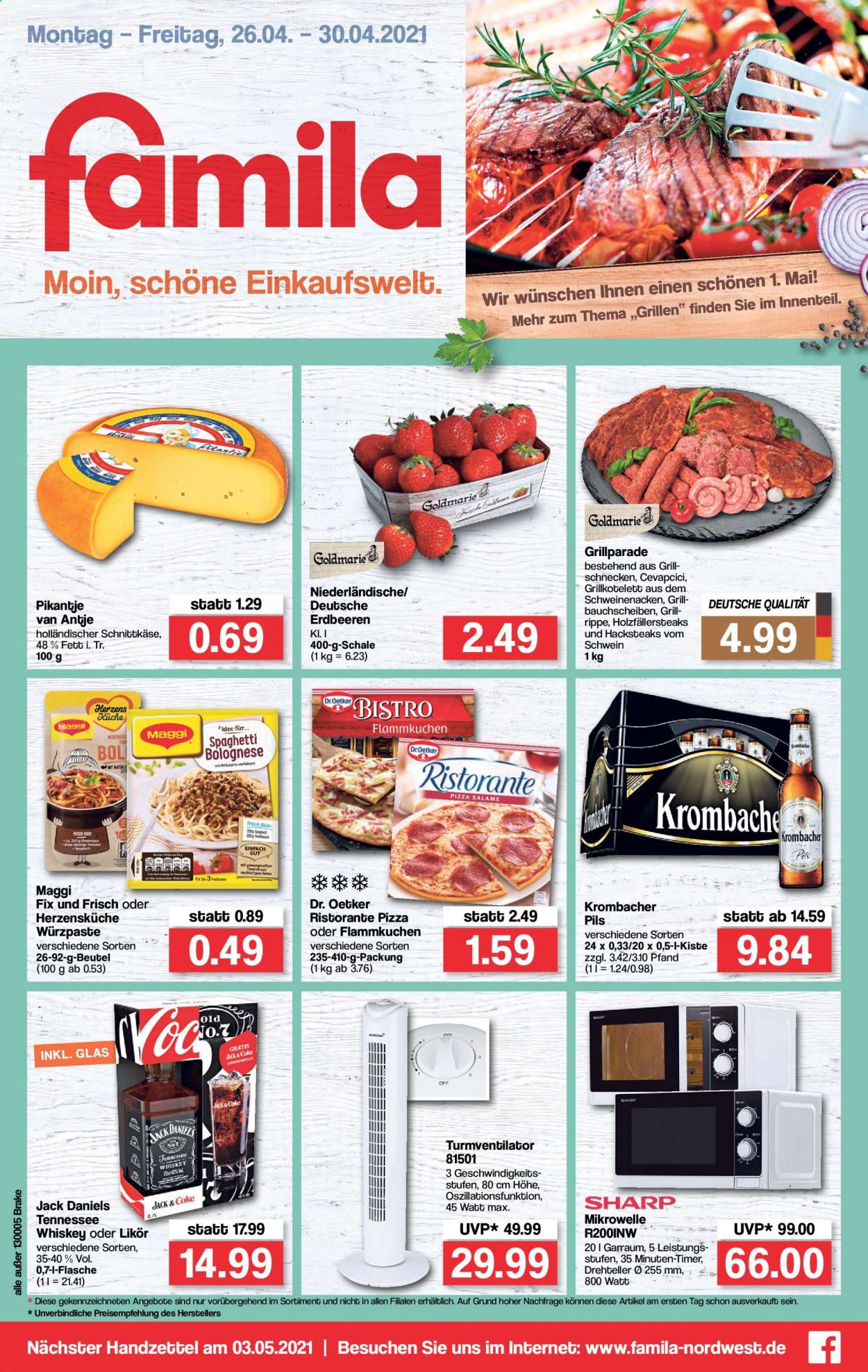 famila Prospekte  - 26.04.2021 - 30.04.2021. Seite 1