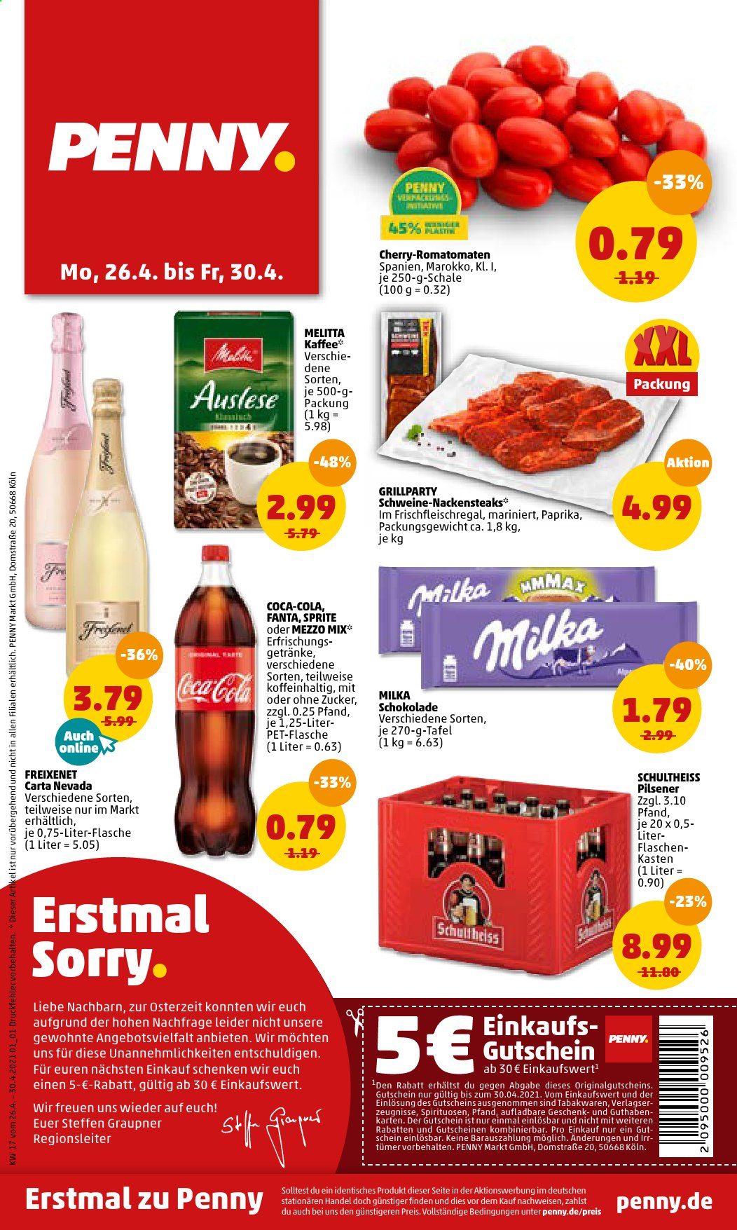 Penny Prospekte  - 26.04.2021 - 30.04.2021. Seite 1