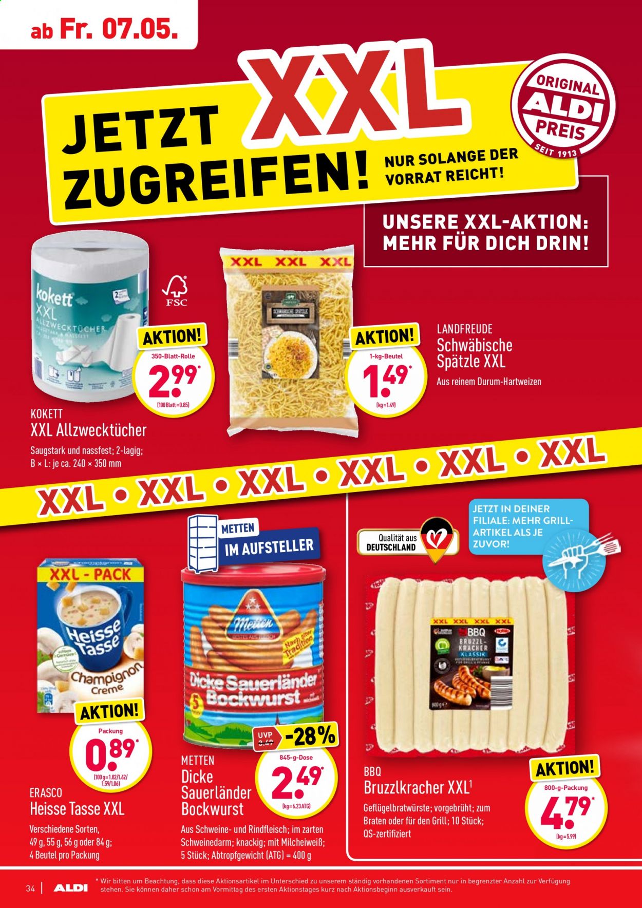 ALDI Nord Prospekte  - 3.05.2021 - 8.05.2021. Seite 34