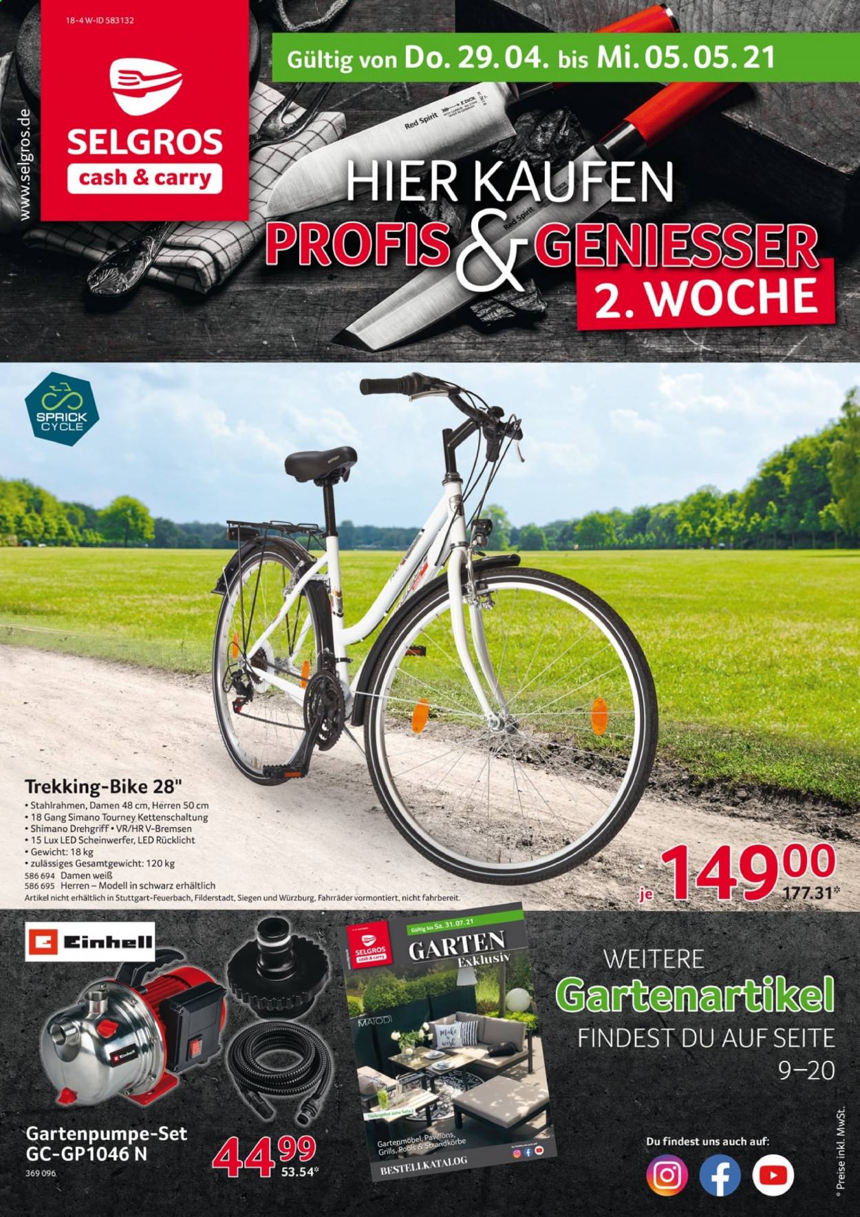 Selgros Prospekte  - 29.04.2021 - 5.05.2021. Seite 1