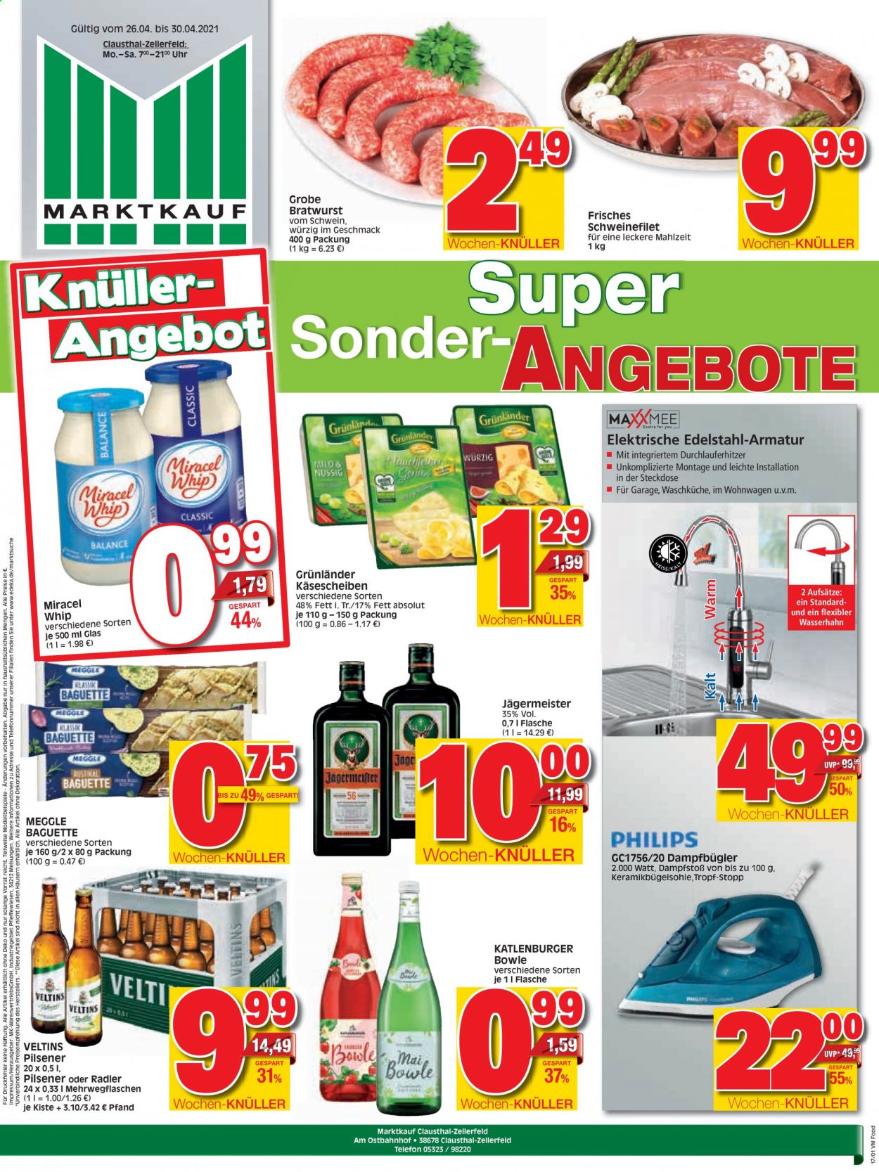 Marktkauf Prospekte  - 26.04.2021 - 30.04.2021. Seite 1