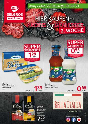Prospekte Selgros - 29.4.2021 - 5.5.2021.