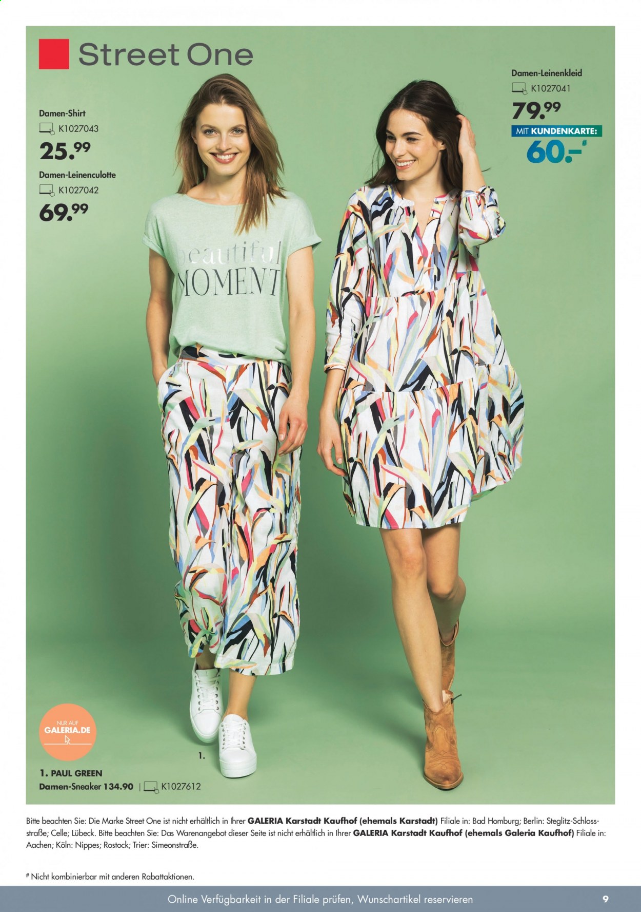 GALERIA Karstadt Kaufhof Prospekte  - 21.04.2021 - 27.04.2021. Seite 9