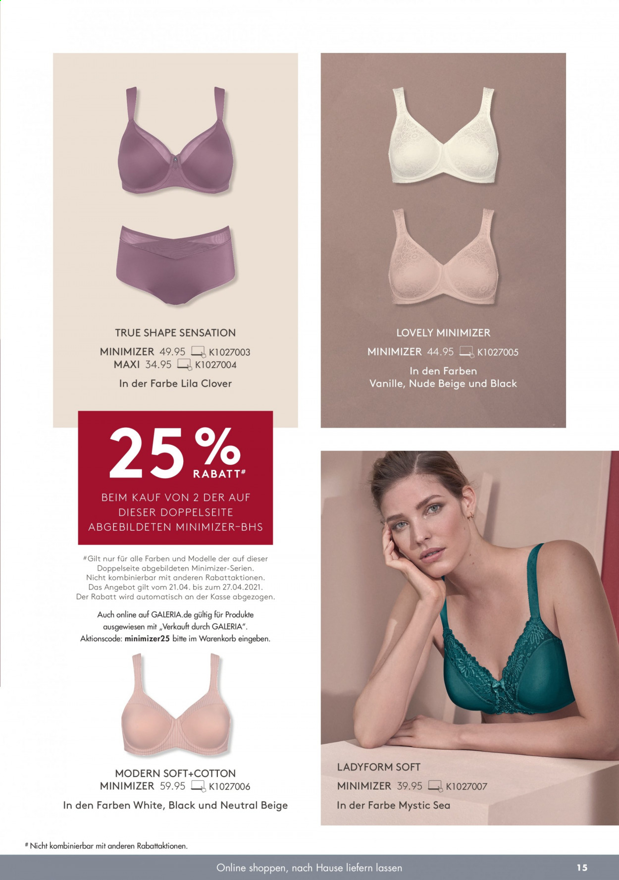 GALERIA Karstadt Kaufhof Prospekte  - 21.04.2021 - 27.04.2021. Seite 15
