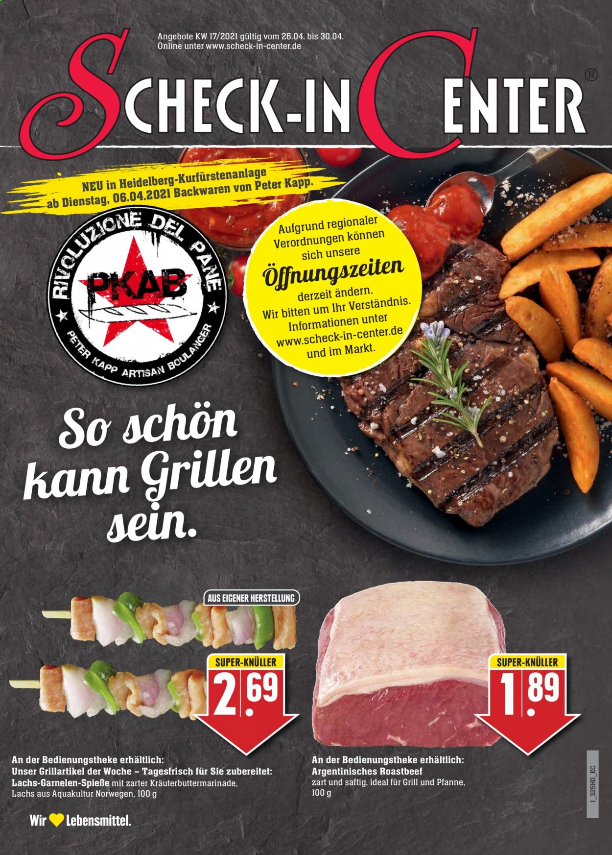 Edeka Prospekte  - 26.04.2021 - 30.04.2021. Seite 1