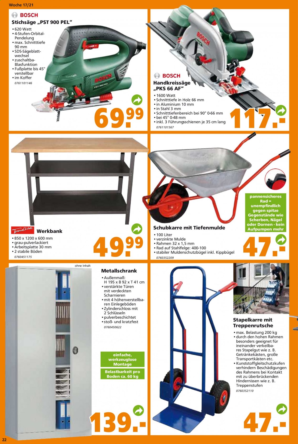 Globus Baumarkt Prospekte  - 26.04.2021 - 30.04.2021. Seite 22