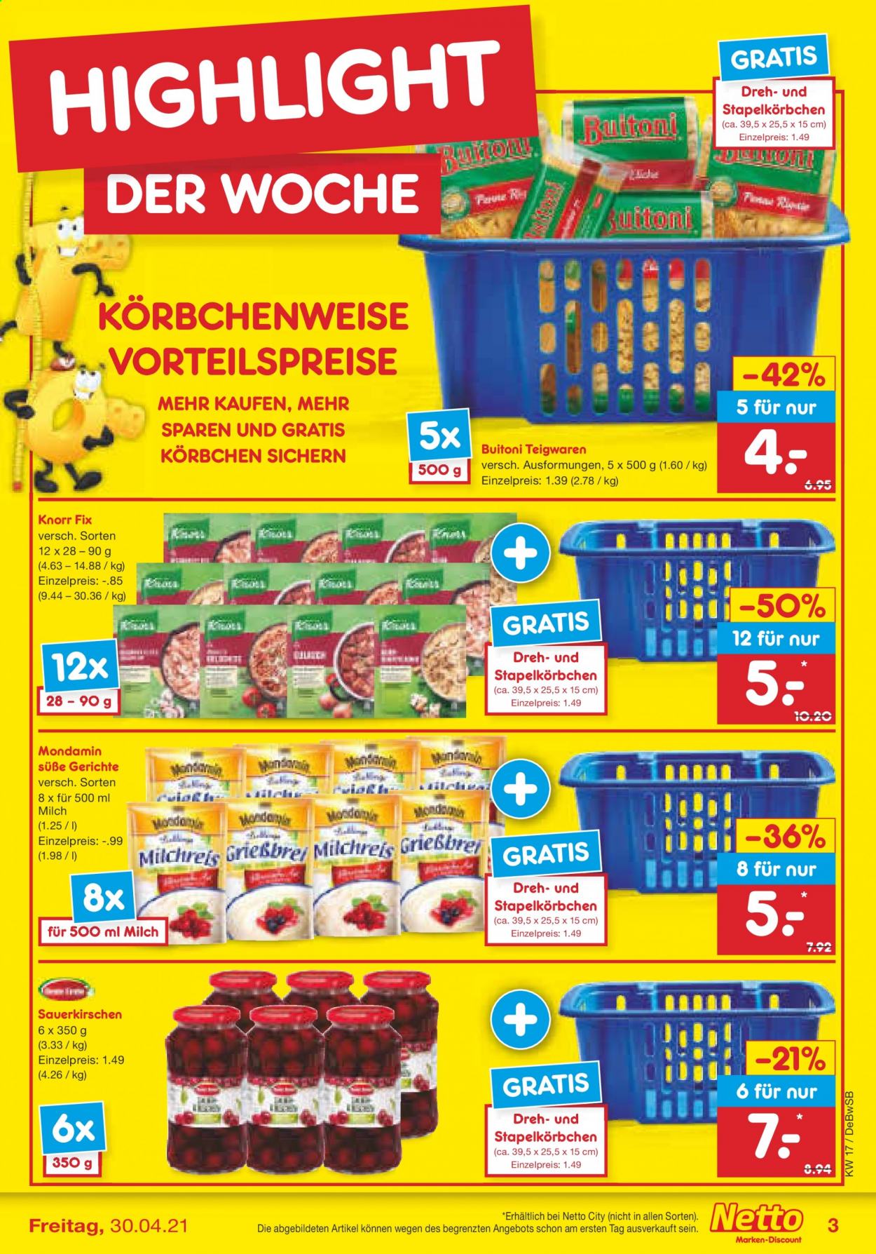 Netto Marken-Discount Prospekte  - 26.04.2021 - 30.04.2021. Seite 3