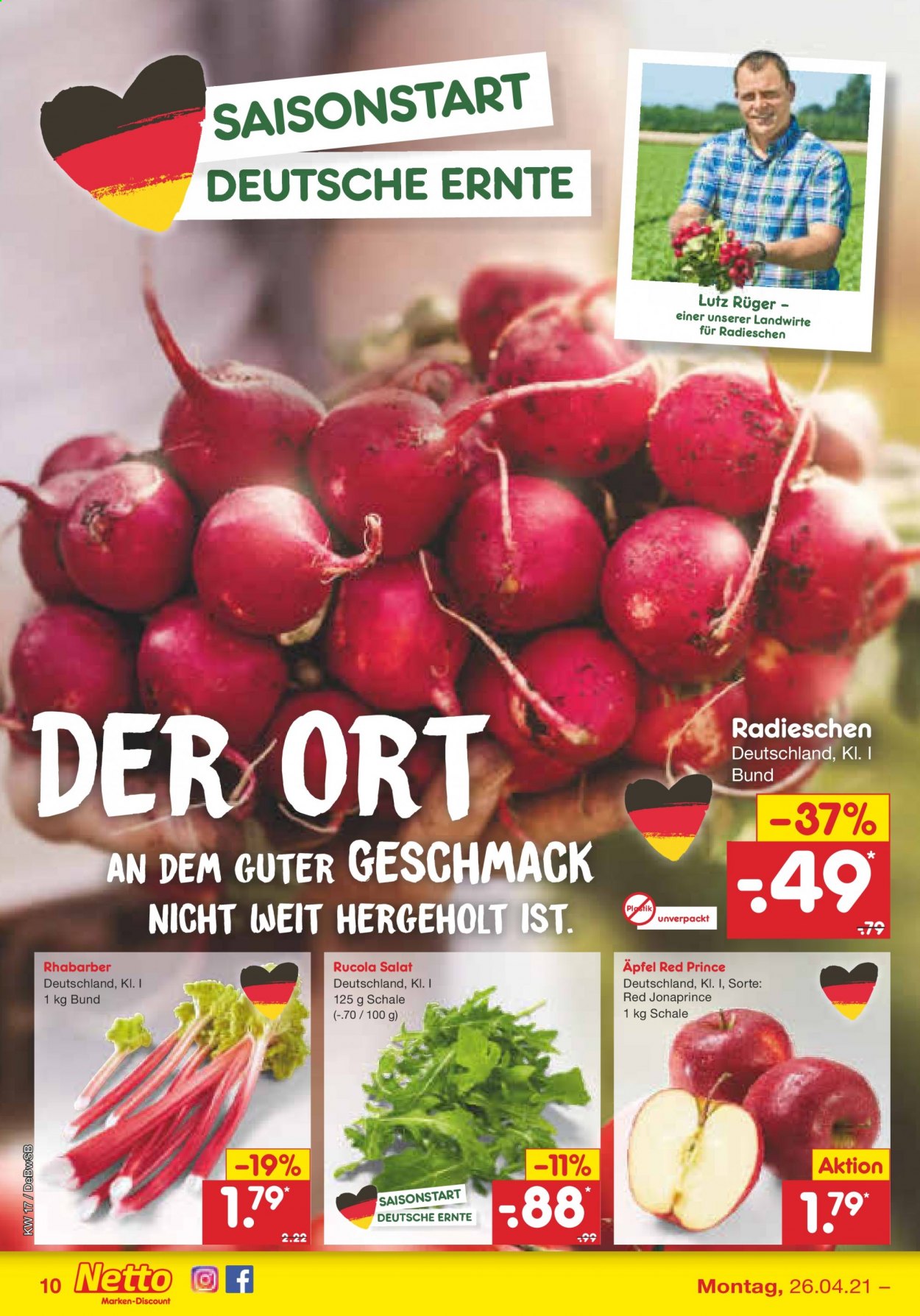 Netto Marken-Discount Prospekte  - 26.04.2021 - 30.04.2021. Seite 10