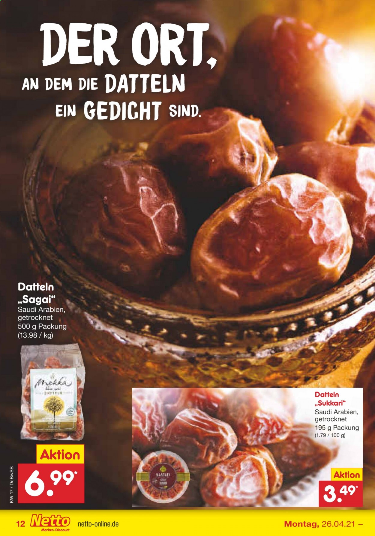 Netto Marken-Discount Prospekte  - 26.04.2021 - 30.04.2021. Seite 12