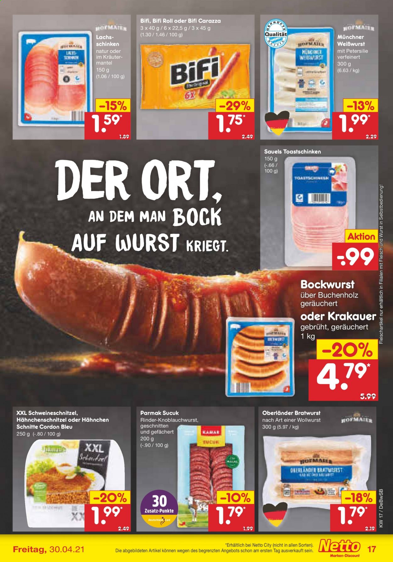 Netto Marken-Discount Prospekte  - 26.04.2021 - 30.04.2021. Seite 17