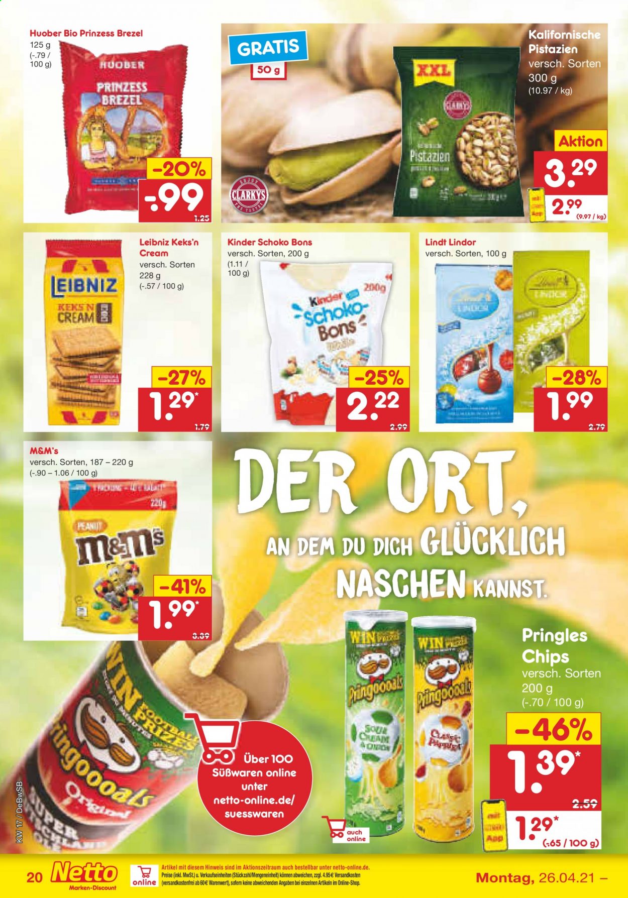 Netto Marken-Discount Prospekte  - 26.04.2021 - 30.04.2021. Seite 20