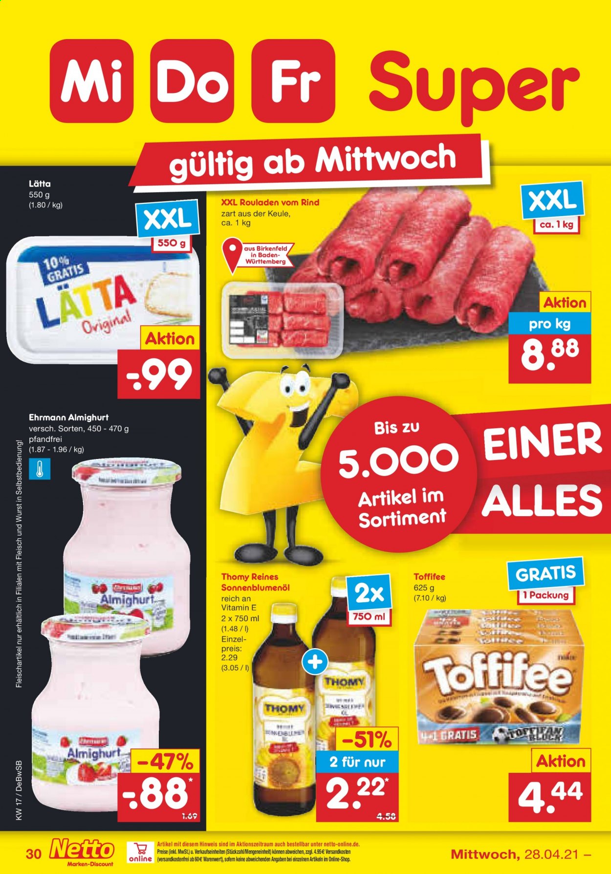 Netto Marken-Discount Prospekte  - 26.04.2021 - 30.04.2021. Seite 30