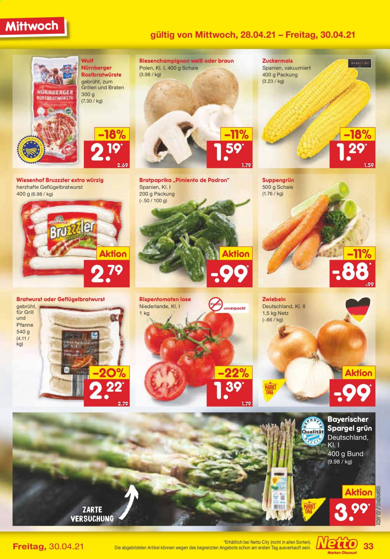 Netto Marken-Discount Prospekte  - 26.04.2021 - 30.04.2021. Seite 33