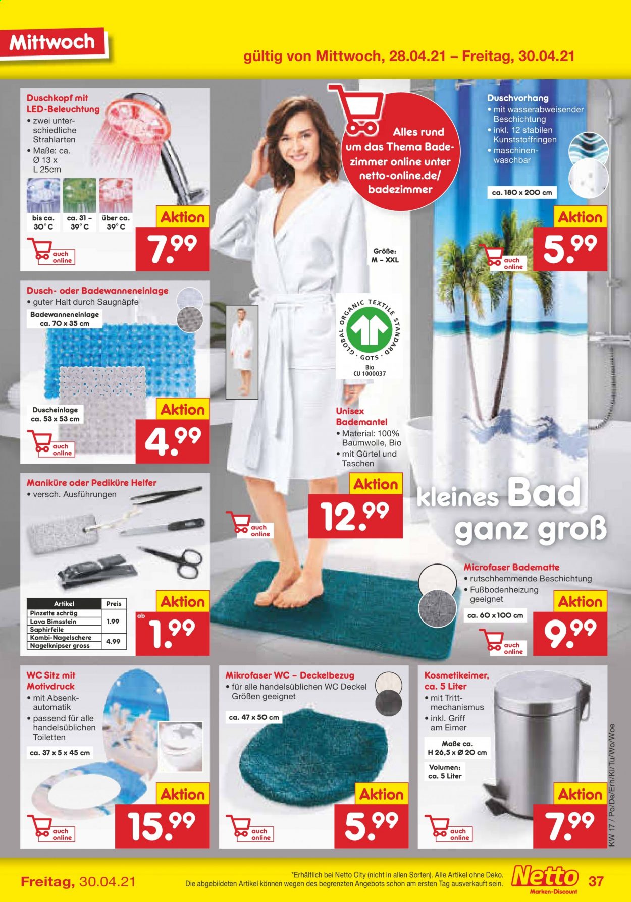 Netto Marken-Discount Prospekte  - 26.04.2021 - 30.04.2021. Seite 37