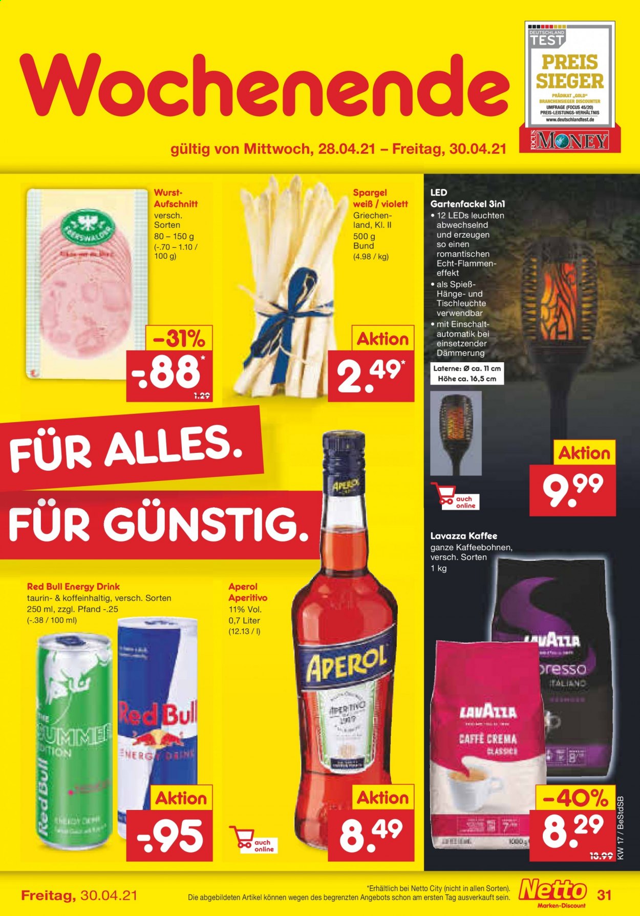 Netto Marken-Discount Prospekte  - 26.04.2021 - 30.04.2021. Seite 31