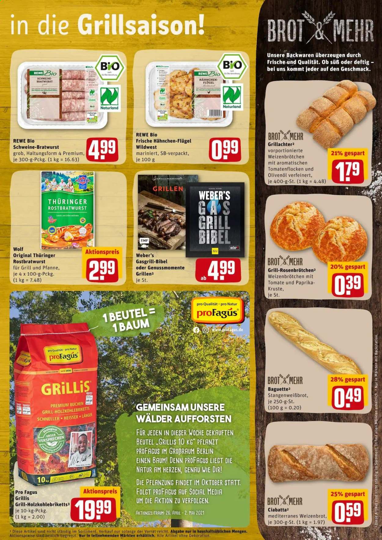 REWE Prospekte  - 26.04.2021 - 30.04.2021. Seite 9