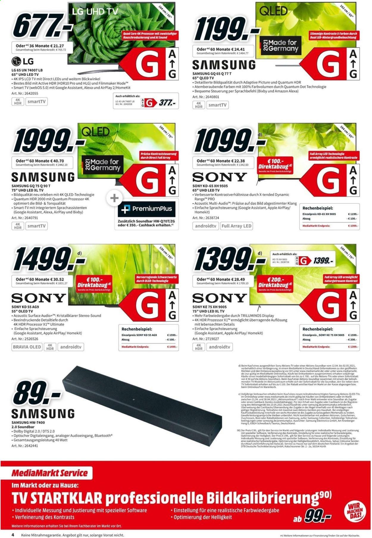 MediaMarkt Prospekte  - 21.04.2021 - 30.04.2021. Seite 4