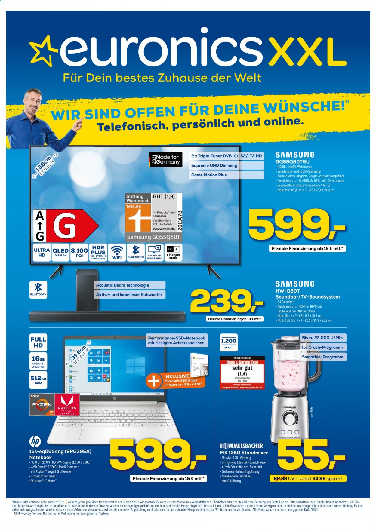 Euronics Prospekte  - 28.04.2021 - 4.05.2021. Seite 1