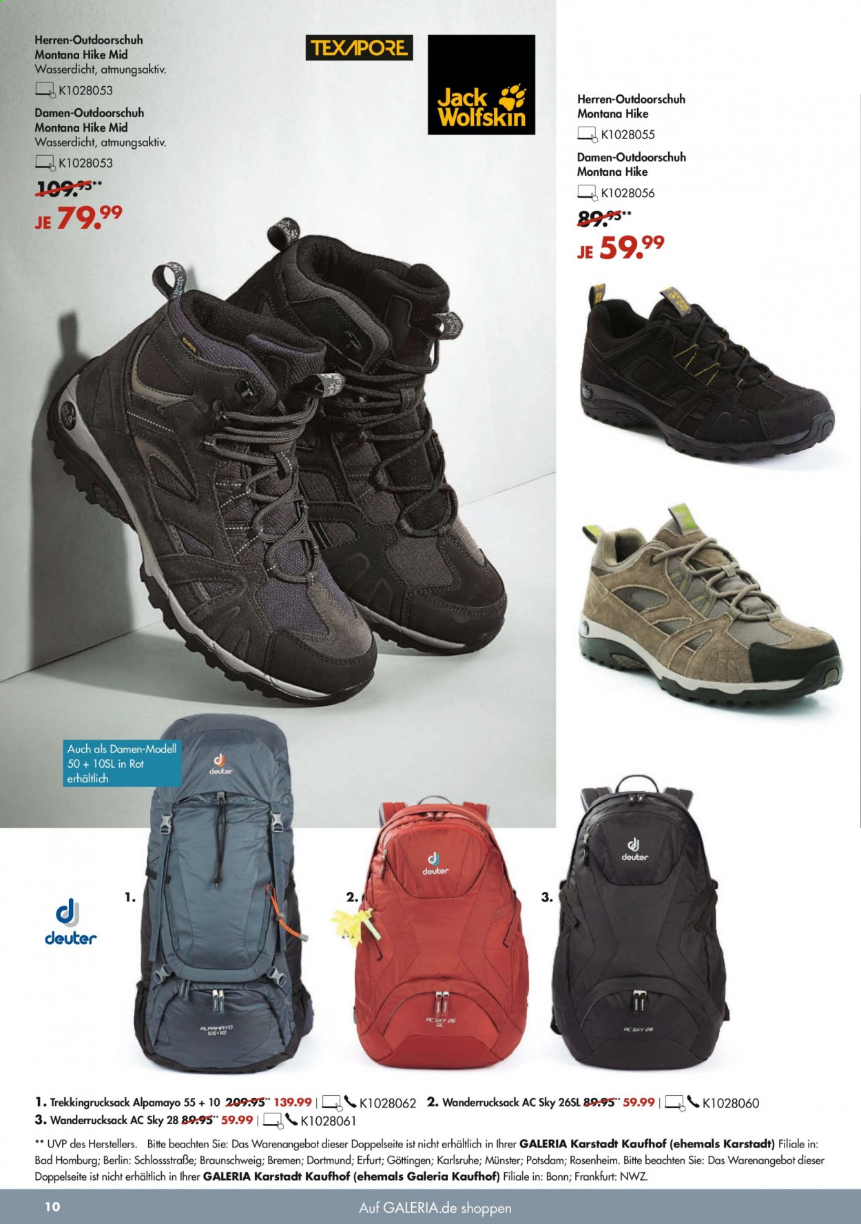 GALERIA Karstadt Kaufhof Prospekte  - 28.04.2021 - 4.05.2021. Seite 10