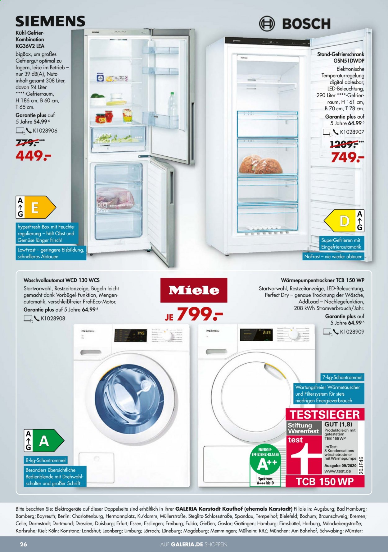 GALERIA Karstadt Kaufhof Prospekte  - 28.04.2021 - 4.05.2021. Seite 26