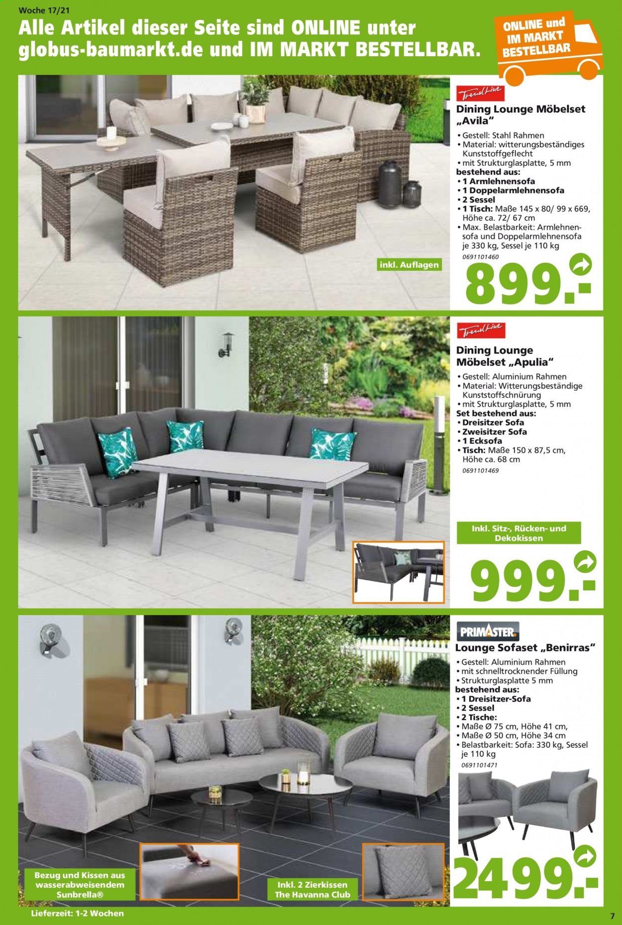 Globus Baumarkt Prospekte  - 27.04.2021 - 4.05.2021. Seite 7