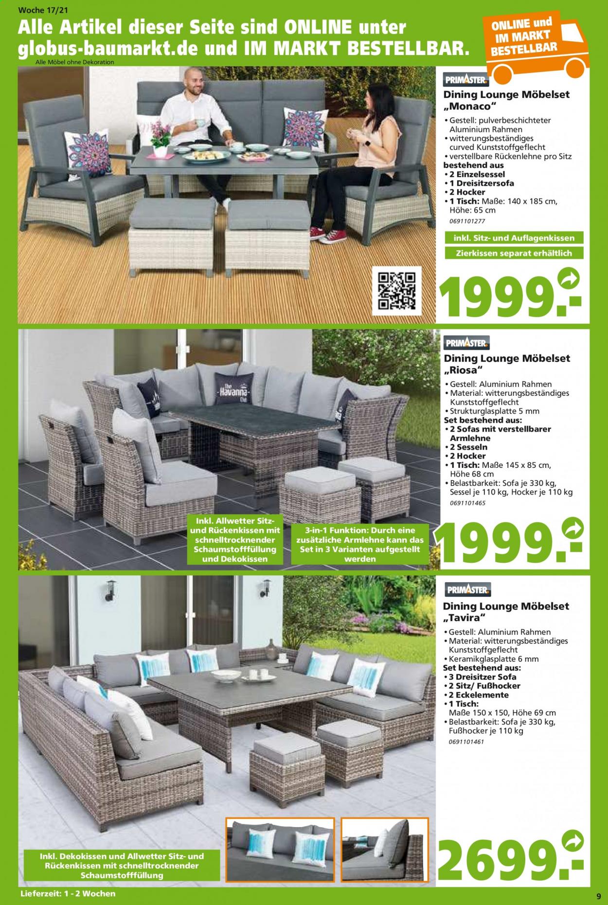 Globus Baumarkt Prospekte  - 27.04.2021 - 4.05.2021. Seite 9