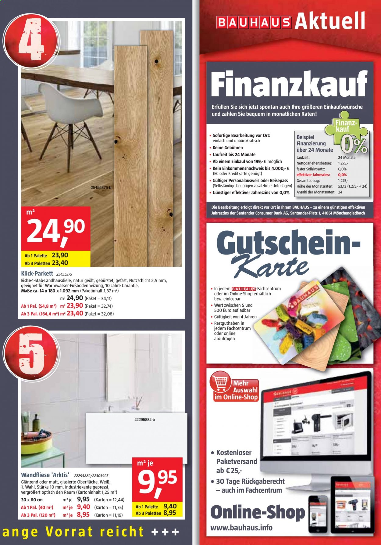 thumbnail - Prospekte Bauhaus - 29.04.2021 - 29.05.2021 - Produkte in Aktion - Palette. Seite 3.