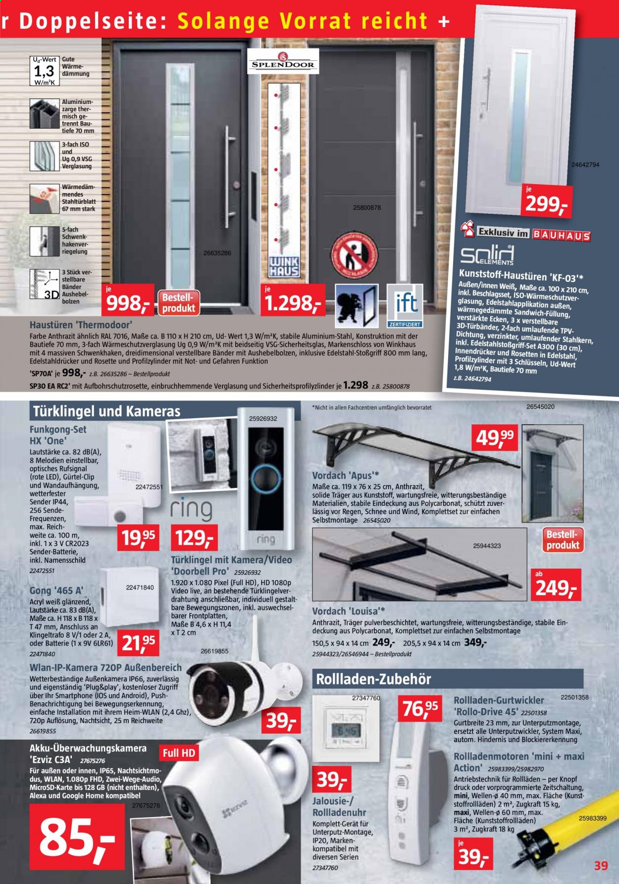 Bauhaus Prospekte  - 29.04.2021 - 29.05.2021. Seite 39