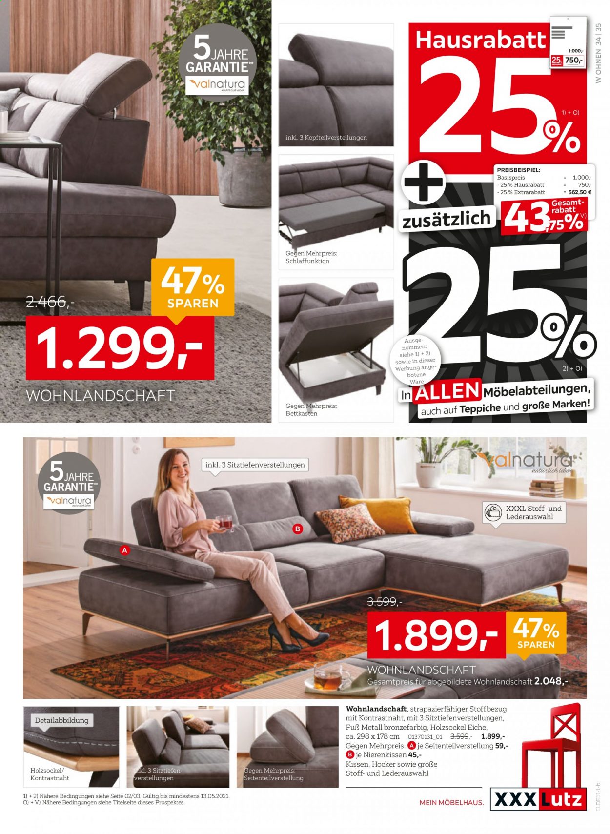 XXXLutz Prospekte  - 29.04.2021 - 13.05.2021. Seite 35