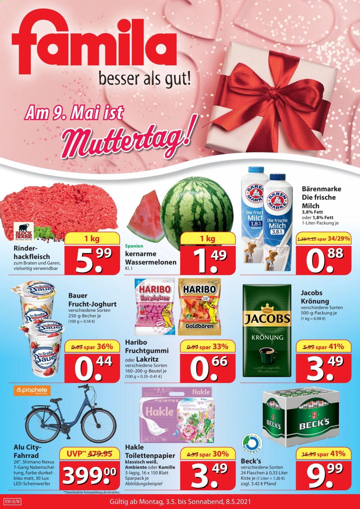 famila Prospekte  - 3.05.2021 - 8.05.2021. Seite 1