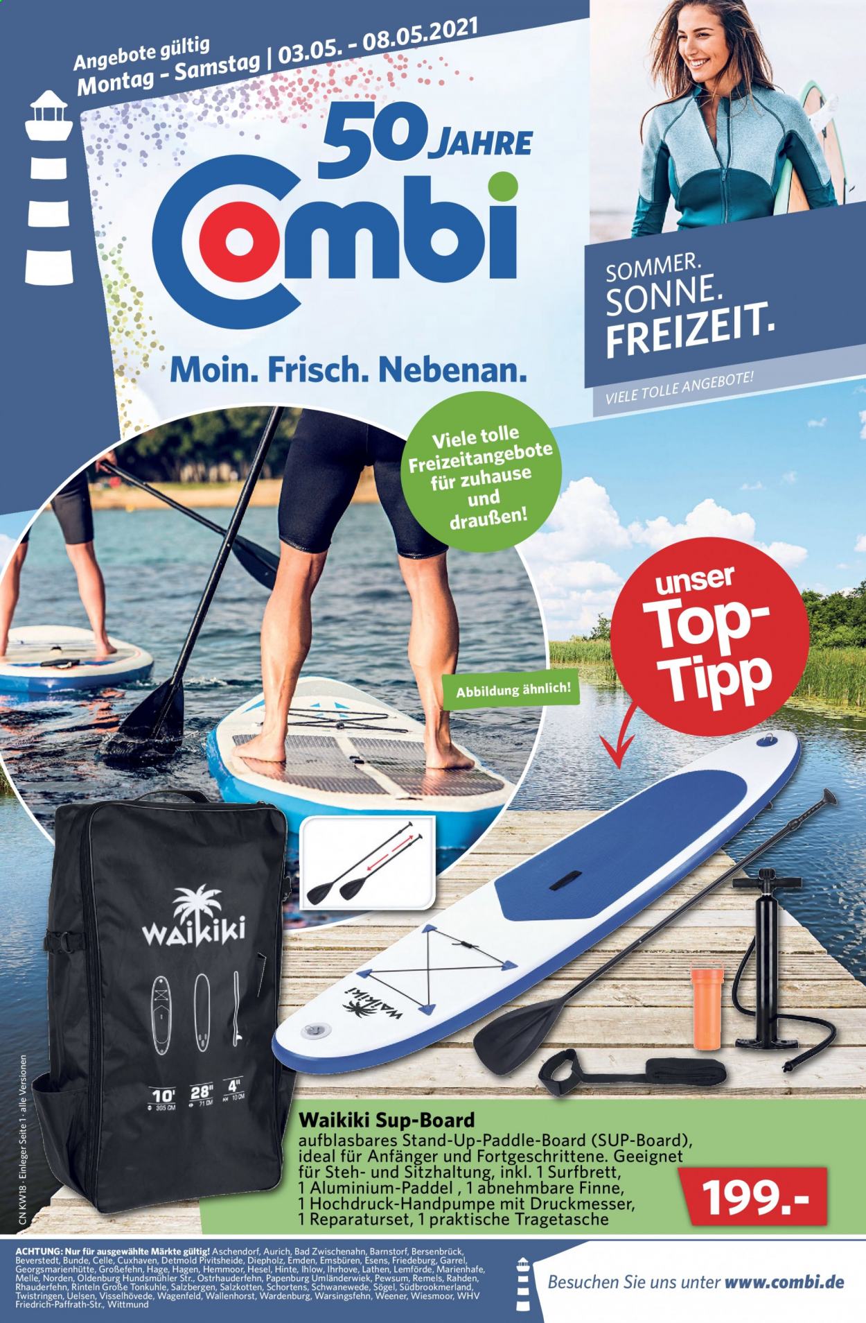Combi Prospekte  - 3.05.2021 - 8.05.2021. Seite 1