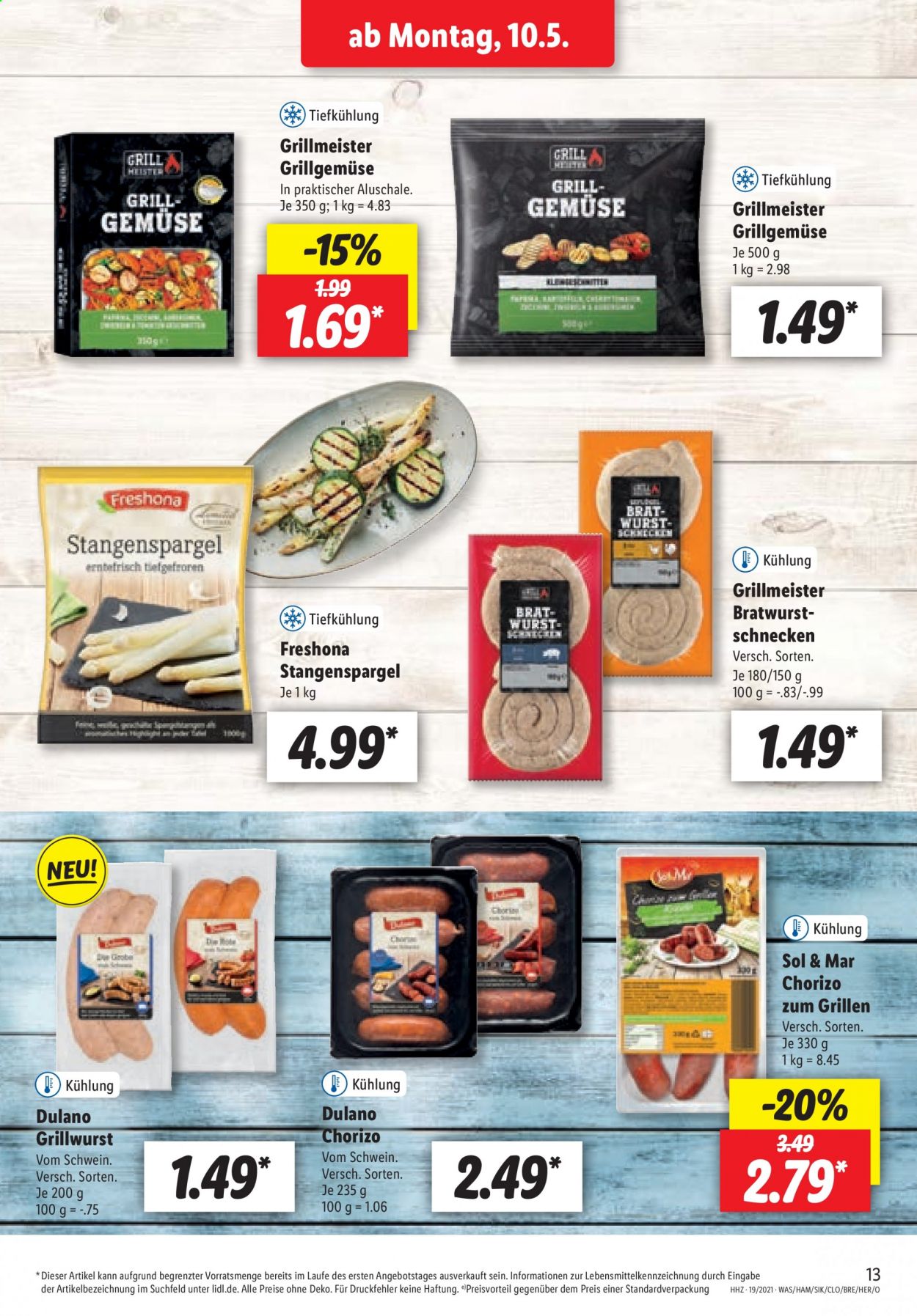 Lidl Prospekte  - 10.05.2021 - 15.05.2021. Seite 13